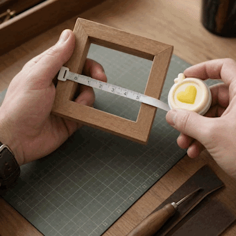 Mètre ruban de différentes couleurs utilisé sur plusieurs objets