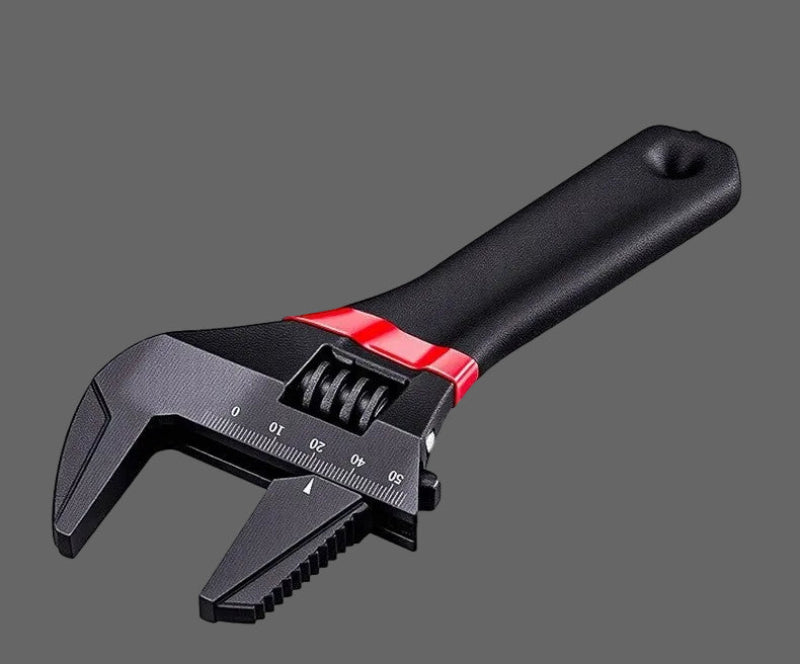 clé à molette noir avec bande rouge