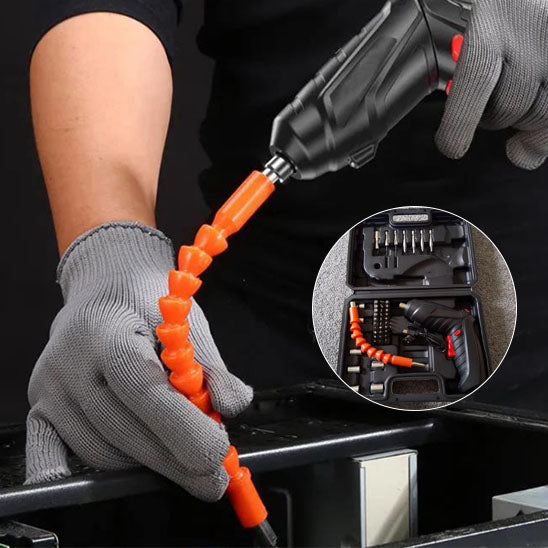 tournevis electrique avec arbre longue flexible